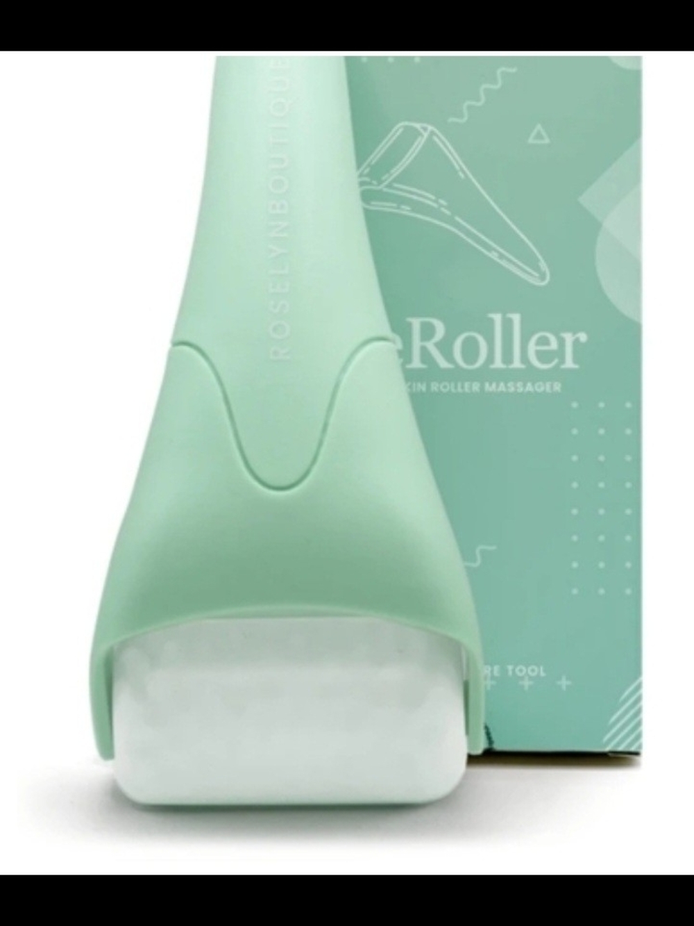 Mint Facial Ice Roller – Cooling Skin Massager by